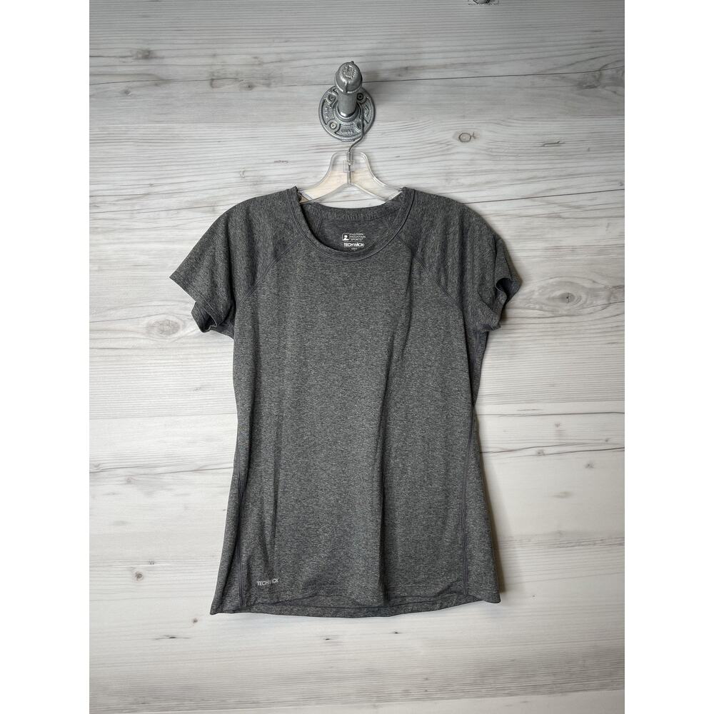 Eastern Mountain Sports Shirt Womens Small‎ Gray TechWick Athletic Outdoor Tee